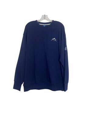 Northyard Crewneck Sweatshirt Mens Large Navy Blue Cotton Blend Casual Wear